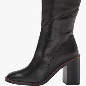 Franco Women's Size 9M Black Leather Stevie Mid Calf Boot